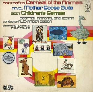 A00593574/LP/ピーター・ケイティン/フィリップ・フォーク「Carnival Of The Animals / Mother Goose Suite / Children's Games」