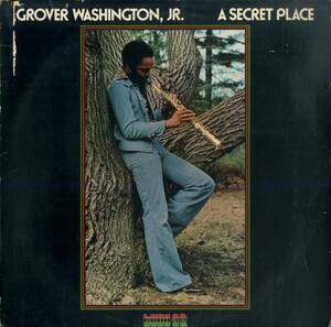 A00593911/LP/ glow va-* Washington * Junior [A Secret Place (1976 year *KU-32-S1* Jazz fan k* navy blue temporary JAZZ)]