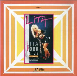 B00184906/LD/リタ・フォード (LITA FORD・ランナウェイズ)「Lita Live 1989 ライブ&ビデオ・ヒット (1990年・BVLP-2・ハードロック・ロ