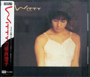 D00161690/CD/刀根麻理子「Witty (1985年・32BTC-9・ブギー・BOOGIE・ディスコ・DISCO・ネオソウル・SOUL・ファンク・FUNK)」