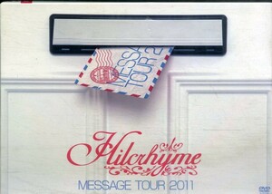 G00032783/DVD2枚組/ヒルクライム「Message tour 2011」