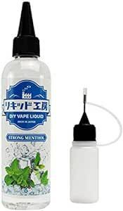 プルプラ 国産 電子タバコ リキッド ストロングメンソール 大容量 120ml 日本ハッカ使用 便利な目盛付きボトル ニードルボト