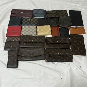 1円　LOUIS VUITTON ルイヴィトン　ブランド　モノグラム　ダミエ　エピ他　財布　小物　キーケース　まとめ　22点セット　大量　F4528