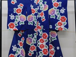 ( comfort cloth )P29364 tree cotton yukata for children 7 -years old for k