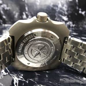 送料無料・新品・パガーニデザインPD-YN009・機械式NH35 自動巻きメカニカル腕時計・フルステンレス製ミリタリー系モデル・サファイアの画像7