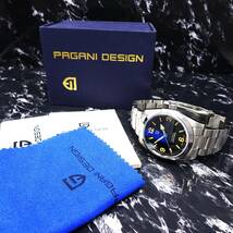 送料無料〓新品〓腕時計 メンズ パガーニデザインブランド・ PAGANI DESIGN 機械式・NH35Ａ オマージュウォッチ・フルメタルモデルD-1751_画像10
