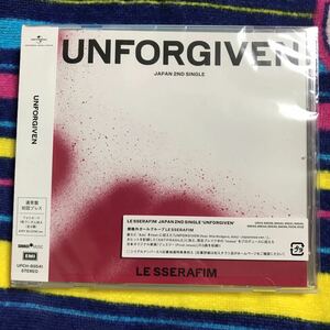 トレカなし・応募シリアルなし◆ LE SSERAFIM 【 UNFORGIVEN 】 通常盤CD ◆ ルセラフィム 日本盤CD LESSERAFIM ルセラ アンフォーギブン 