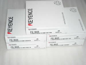 KEYENCE（キーエンス）FS-N40 ファイバアンプ ゼロライン 子機【5個セット／未使用品】デジタルファイバセンサ FS-N40シリーズ