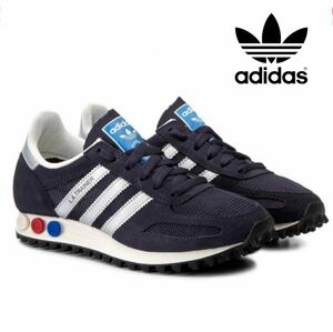 新品 アディダス【25.5cm】 LA TRAINER OG 定価13200円 スニーカー adidas レトロランニング 靴 LA トレーナー シューズ ネイビー 9323