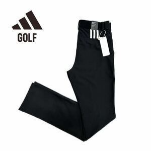 ★送料230円 アディダス ゴルフ 【W76】定価10450円 adidas GOLF 新品 EX ストレッチ 長ズボン ロングパンツ 黒 ウェア テーパード 9034 76