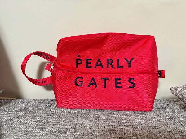 完売品 PEARLY GATES シューズケース シューズバッグ ゴルフバッグ