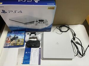 SONY PlayStation4 ホワイト CUH-2200A 500G 三國無双　ごく普通の鹿のゲーム　 コントローラーに不具合あり