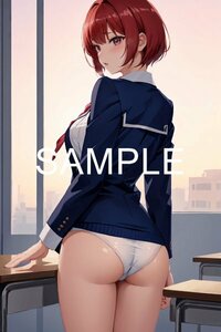 【高画質 純正光沢紙 A4ポスター】 美女 巨乳 美乳 美尻 水着 可愛い 制服 コスプレ 下着 着物 美少女 アニメ 同人 アート イラスト 5-0751