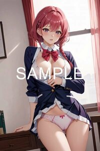 【高画質 純正光沢紙 A4ポスター】 美女 巨乳 美乳 美尻 水着 可愛い 制服 コスプレ 下着 着物 美少女 アニメ 同人 アート イラスト 5-0738