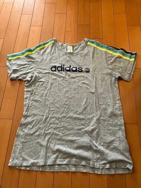 adidas★NEO LABEL★Tシャツ★半袖★O★グレー★ジム、カーブス、ウォーキング、ランニング