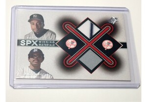 【B.Williams/R.Jackson】2001 UPPER DECK SPX Winning Materials