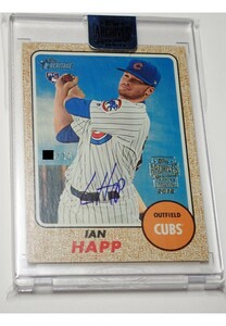 【Ian Happ】2018 TOPPS ARCHIVES SIGNATURE SERIES (2017 HERITAGE)直筆サインカード /16枚限定 シカゴ カブス