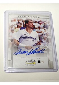 【イワン レンドル/Ivan Lendl】2017 LEAF SIGNATURE SERIES TENNIS 直筆サインカード /25枚限定です