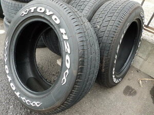 国産 中古 4本 TOYO ホワイトレター 215/65R16 109/107R 215/65-16 ハイエース NV350 キャラバン トーヨー H20 