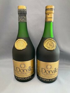 未開栓 古酒 2本セット ドゥービル ナポレオン 箱無し 700ml 40% L.Dorville NAPOLRON Pure Grape Brandy