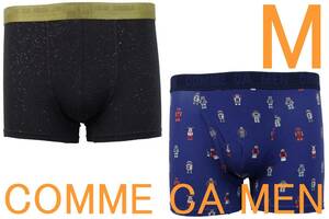 即決●コムサメン COMME CA MEN ボクサーブリーフ（M）2枚セット №52 新品 