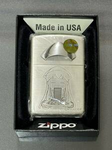 zippo 侵略 イカ娘 シルバーメタル アニメ 両面デザイン 2010年製 The invader M.A（AS）/SIP silver シルバー ケース 保証書付き