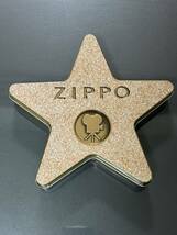zippo Hollywood's Leading Light ハリウッド リーディング ライト 年代物 2001年製 ゴールド ダスト 特殊加工品 立体メタル GOLD DAST_画像10