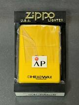 zippo X JAPAN hide with Spiead Beaver ヒデ イエローハート 年代物 2001年製 HEAD WAX 3面加工品 デットストック 専用プラケース _画像4