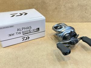 ダイワ 21 アルファス SV TW 800S-XHL 左ハンドル ベイトリール 中古品