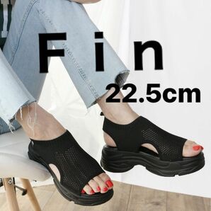 1度使用　極美品 ＊ Fｉｎ ＊ スポーツサンダル　S(36) 22.5 23 相当　フィン