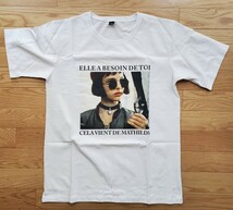 LEON レオン マチルダ 半袖 Tシャツ ナタリー ポートマン リュック ベッソン ジャン レノ 映画　メンズサイズ_画像1