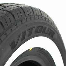 送料無料 ☆ VITOUR TIRE V2000 WSW 195R15C-8PR タイヤ ヴィツァー 新品 未使用 4本セット ホワイトリボン ☆_画像7