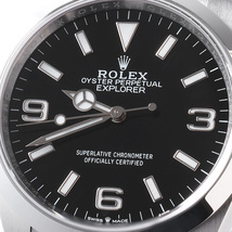 ロレックス エクスプローラーI 124270 ブラック ランダム番 中古 メンズ 腕時計_画像6