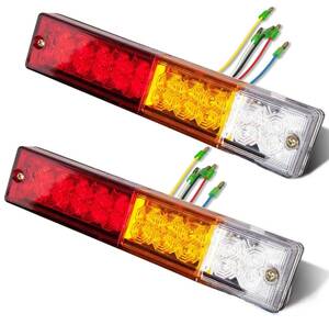 【数量限定】24V 汎用 12V トラック ローリー LED シップ テールランプ 左右 2個セット トレーラー 多用途 CREA