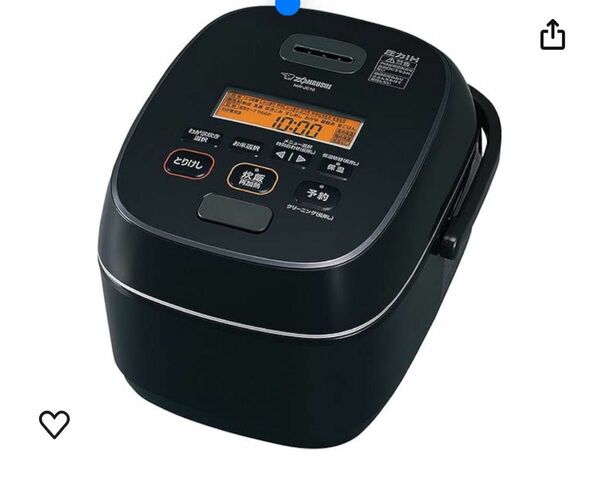 展示品　象印マホービン(ZOJIRUSHI) NW-JE10-BA(ブラック) 極め炊き 圧力IH炊飯ジャー 5.5合