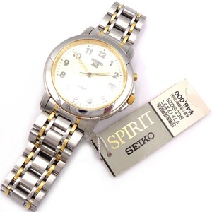 apf706*100 jpy start [SEIKO/ Seiko ]SPIRIT AGS men's auto quartz wristwatch 5M22-6A80 dead stock goods #51B33