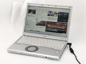激安 高速SSD 累積使用時間 中古美品 ノートパソコン Windows11 Office Panasonic CF-SZ6RDQVS 第7世代Core i5 8GB 無線 Bluetooth カメラ