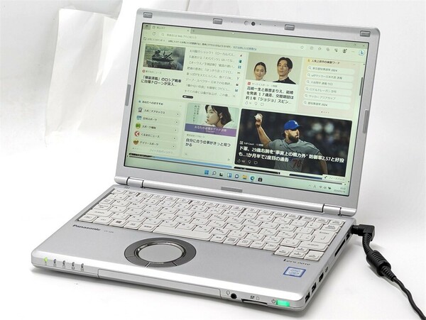 激安 中古美品 即使用可 ノートパソコン Panasonic CF-SZ6ADLVS 12.1型 第7世代 i3 8GB 高速SSD 無線 webカメラ Windows11 Office