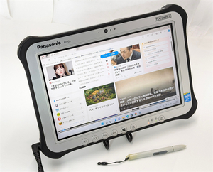 激安 10.1型 タブレット ペン付き 中古良品 Panasonic TOUGHPAD G1FABBZCJ 第4世代Core i5 高速SSD Bluetooth カメラ Windows11 Office