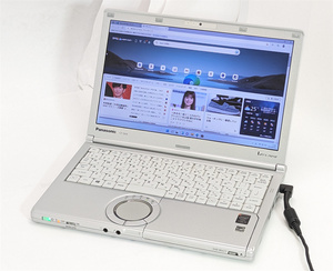 即決 ノートPC 12.1型 Panasonic CF-SX4EMHCS 中古良品 第5世代Core i5 高速SSD 8GB DVDRW 無線 Bluetooth webカメラ Windows11 Office済