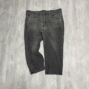 デニムパンツ ジーンズ アンクルパンツ リーバイス Levi's W36 L32 ブラック　黒