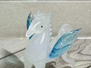 Art hand Auction ★Miniature glasswork★Pegasus, Handmade items, interior, miscellaneous goods, ornament, object