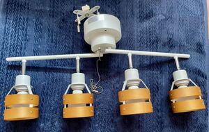【美品】シーリングライト 4灯式 スポットライト 6-8畳 LED電球対応 E26口金 天井照明 