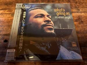  paper jacket SHM-CD MARVIN GAYE / WHAT'S GOING ON +6 (SINGLE MONO MIX)