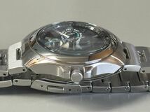 1円〜◆SEIKO セイコー WIRED ワイアード SOLAR ソーラー V14J-0BM0 黒文字盤 メンズ腕時計 稼働品_画像5