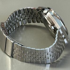 1円〜◆SEIKO セイコー TYPE ll タイプ2 カットガラス 0903-8140 ブラウン文字盤 クォーツ メンズ腕時計 の画像4
