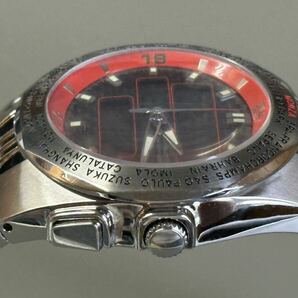 1円〜◆Marlboro マルボロ WARLD TIME クロノグラフ LIMITED MODEL 2005A アナデジ F1 サーキット 限定 クォーツ メンズ腕時計 稼働品の画像5