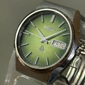 1円〜◆SEIKO セイコー TYPE ll タイプ2 クォーツ 7546-8070 グリーン文字盤 メンズ腕時計 の画像1