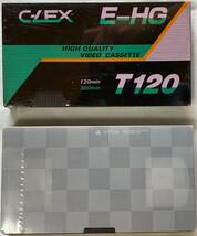 [未使用] VHSビデオテープ 2巻セット 120分 TDK HS-120 / C-LEX E-HG_画像1