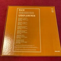 Gidon Kremer BACH 3 Sonate e3 Partite per violino solo LPレコード 3枚組 ギドン クレーメル_画像2